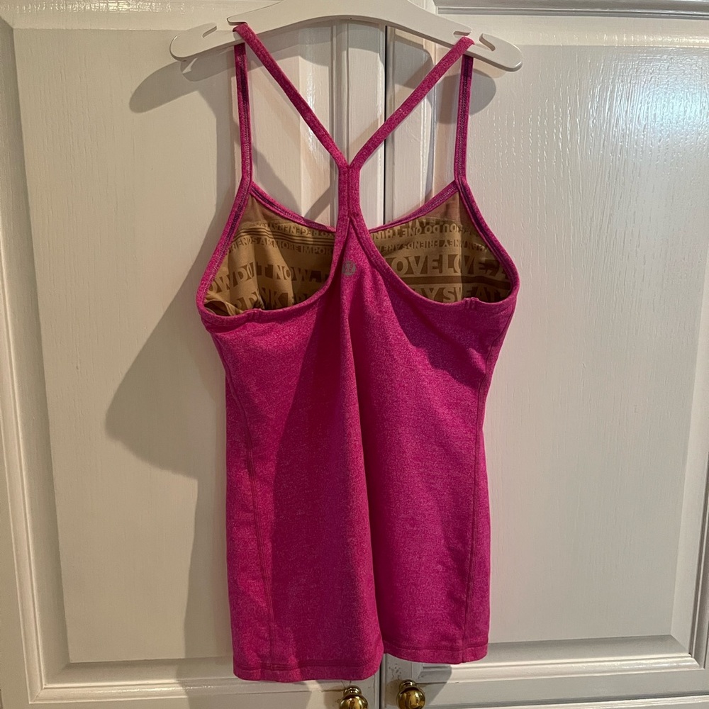 Lululemon power Y Hot Pink size 4
